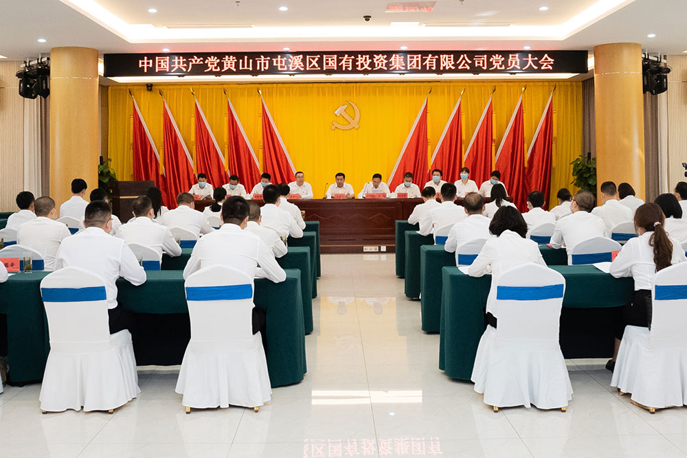 屯溪區(qū)國投集團(tuán)召開黨員大會暨第一屆黨委、紀(jì)委選舉大會