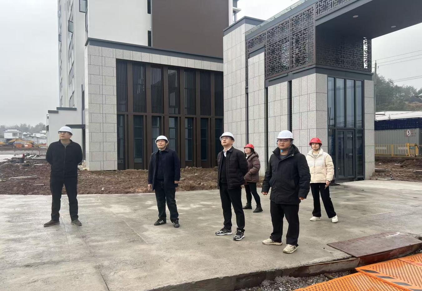 收心歸位鼓干勁  實干爭春促發(fā)展——屯溪區(qū)國投集團開展春節(jié)后在建項目開復(fù)工檢查